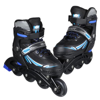 VANZACK 1pair Inline Skates for Adults and Boys and Girls s Comfortable and Stable Design for Inline Hockey and Recreational Skating Includes Storage Bag