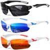 DioKiw 3PACK Sports Polarized Sunglasses for Men Cycling Running Fishing UV400 Protection Sun Glasses Lightweight Half Frame Goggles view 1