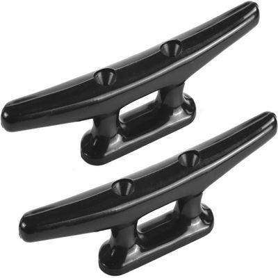 MIZUGIWA Nylon Boat Cleats Dock Cleats Black 5 Inch Boat Ties,Kayak Rope Tie Cleat,Rope Cleat,Kayak Cleat for Boat Docks,Kayaks,Marine,Nautical Decor,Pack of 2