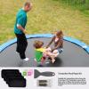 GUANGLU Trampoline Patch Repair Kit 8''X 4'' Rectangular Patches | Repair Trampoline Mat Tear or in a Trampoline Mat | Trampoline Repairing Accessories view 3