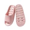 HEXEH Ladies Sandals and Slippers Fashion Personality Slippers Female Summer Indoor Home Bathroom Bathing Breathable Men Thick Bottom Couple Home Shower Slippers (Color : Pink, Size : 40-41)
