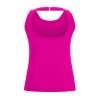 Womens Tankini Top No Bottom Loose Swim Top Modest Tank Top Crewneck Solid Color Athletic Swimsuit Slimming Swimwear view 3