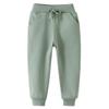 ACESTAR Toddler Boy Cartoon Pattern Cotton Sweatpants Drawstring Elastic Casual Jogger Pants with Pocket for Girl Athletic Pant for KidLight Green,7T