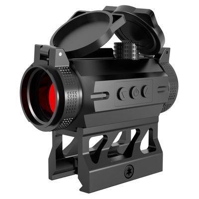 Feyachi V30 2MOA Red Dot Sight with Auto On & Off - Compact 1x20mm Red Dot Scope for Picatinny Rail, Featuring Low Profile and Absolute Co-Witness Mount, Flip Up Lens Cover, Anti-Reflection Device