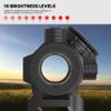 Feyachi V30 2MOA Red Dot Sight with Auto On & Off - Compact 1x20mm Red Dot Scope for Picatinny Rail, Featuring Low Profile and Absolute Co-Witness Mount, Flip Up Lens Cover, Anti-Reflection Device view 3