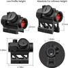 Feyachi V30 2MOA Red Dot Sight with Auto On & Off - Compact 1x20mm Red Dot Scope for Picatinny Rail, Featuring Low Profile and Absolute Co-Witness Mount, Flip Up Lens Cover, Anti-Reflection Device view 4