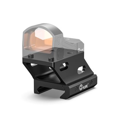 CVLIFE Red Dot Riser Mount for RMS/RMSC Footprint Cut, Reflex Sight Optic Riser Plate for Picatinny Rail, 23 mm / 0.91 Inch