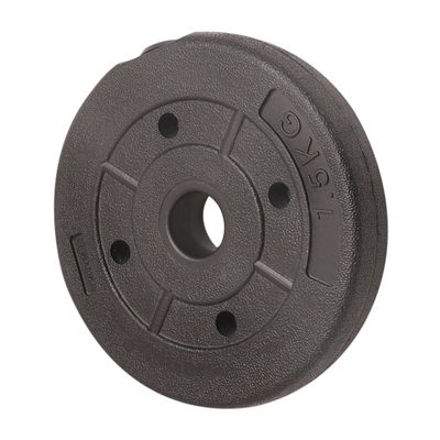 Parliky 2pcs Plastic Coated Dumbbell Plates Each Weight Accessories for Home and Gym Easy to Install Compatible Standard Bars Diameter