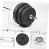 Parliky 2pcs Plastic Coated Dumbbell Plates Each Weight Accessories for Home and Gym Easy to Install Compatible Standard Bars Diameter view 3