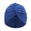 Beisto Swim Cap Women Adult Swim Turban Bathing Caps for Women Swimming Cap for Women Long Hair Lycra Swim Cap Waterproof, Dark blue view 3