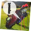 VANZACK Golf Trolley Umbrella Holder Stand for Golf Bags Carts More Multi-functional Design for Weather Use Easy to Install Umbrella Rack view 3