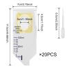 20 Pcs Pediatric Urine Bag for Kids Urine Collection, Clear Urine Catcher Pouch Individual Pee Bags Disposable Pediatric Urine Collectors view 2