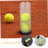 Anneome 5pcs PVC Tennis Tube Black Lid Multi-Function Balls Container for Women view 2