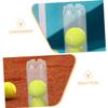 Anneome 5pcs PVC Tennis Tube Black Lid Multi-Function Balls Container for Women view 4