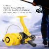 LOCADENCE Revolve Reel, Foldable One Way Lever Portable Aluminum Alloy Trough Plate Plastic Head 5.2: 1 Revolve Reel for Ice Fishing, Fishing Equipment (CTR7000) view 2