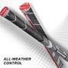 Geoleap Golf Grips Set of 13 - All-weather Performance, Cross Corded Rubber Technology, Black-Pro Kit (13 Grips with All Repair Kits) view 2