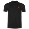 Mens Polo Shirts Maple Leaf Embroidered Short Sleeve Polo Shirt Cotton Tennis Shirts for Men (X-Large,Black) view 1