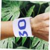 NineFit Basics Elastic Cotton Wristband 1 Pair Sports Wristbands for Football Basketball Running Comfortable Sweatbands for Wrist Support view 3