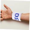 NineFit Basics Elastic Cotton Wristband 1 Pair Sports Wristbands for Football Basketball Running Comfortable Sweatbands for Wrist Support view 4