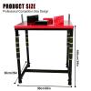 INNOLIFE Professional Arm Wrestling Battle Table, Arm Strength Training Equipment Competition Training Arm Wrestling Table for Use in Home Gym, Red view 2