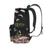 ACDRUING Mushroom Waterproof Backpack Adjustable Shoulder Straps Bag Large Capacity Casual Daypack Bookbag For Travel Work view 2