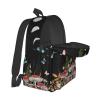 ACDRUING Mushroom Waterproof Backpack Adjustable Shoulder Straps Bag Large Capacity Casual Daypack Bookbag For Travel Work view 3
