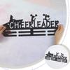 SUPERDANT Medal Hanger Cheer Leader Hanging Medal Hooks Sports Medal Holder Iron Wall Mounted Bars Home Decor Awards Display Decoration for Bedroom Living Room Gift for Athletes 40x15cm view 3