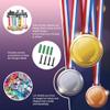 SUPERDANT Medal Hanger Cheer Leader Hanging Medal Hooks Sports Medal Holder Iron Wall Mounted Bars Home Decor Awards Display Decoration for Bedroom Living Room Gift for Athletes 40x15cm view 4