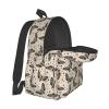 ACDRUING Gothic Moth Waterproof Backpack Adjustable Shoulder Straps Bag Large Capacity Casual Daypack Bookbag For Travel Work view 3
