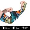 ROSIHODE Hawaii Hawaiian Flowers Sun Protection Arm Sleeves Cooling Arm Sleeve Sports Arm Sleeves for Men Women view 3