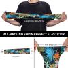ROSIHODE Hawaii Hawaiian Flowers Sun Protection Arm Sleeves Cooling Arm Sleeve Sports Arm Sleeves for Men Women view 4