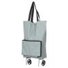 Hoement Foldable Trolley Bag with Wheels for Grocery Shopping Collapsible Cart for Vegetables Fruits and Laundry Stylish Portable Storage for Everyday Use view 1