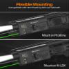 Mlok/Picatinny Mounted Tactical Light Green Laser Infrared(IR) Laser Combo view 4