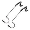 WHAMVOX 2pcs Camping Light Hooks Stainless Steel Tent Lamp Hangers Easy to Install Versatile Outdoor Gadget for Camping Hiking Garden Use Black view 1