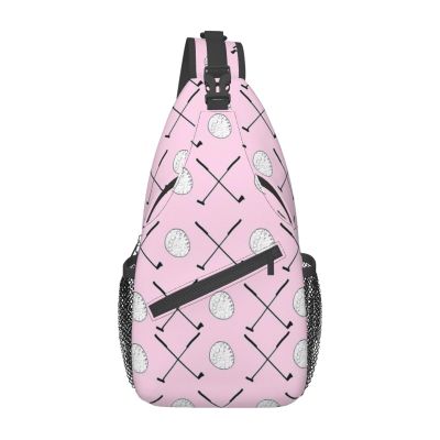 HDAODNM Golf Shoulder Bag Sprot Sling Backpack Daypack Casual Backpack Hiking Bag Golf Backpack Bag
