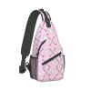 HDAODNM Golf Shoulder Bag Sprot Sling Backpack Daypack Casual Backpack Hiking Bag Golf Backpack Bag view 2