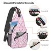 HDAODNM Golf Shoulder Bag Sprot Sling Backpack Daypack Casual Backpack Hiking Bag Golf Backpack Bag view 4