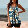 Uillui Two Piece Tankini Bathing Suits Womens Swimsuits Swim Tops with Boy Shorts Athletic Swimwear Swim Suits for Women 2024 view 4