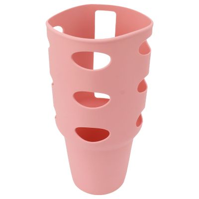Gavigain Silicone Boot for 40oz,Insulated Cup Wear Proof Cup Protective Sleeve Cover Water Bottle Bottom Cover Fits Cup Accessories for Home Travel (DeepPink)