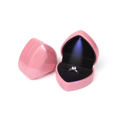 WAOCEO Jewelery Box Wedding Ring Box With Display Storage Jewelry Decoration Box Ring Pendant Bag Birthday Gift Jewellry Organizer Case (Color : 01)