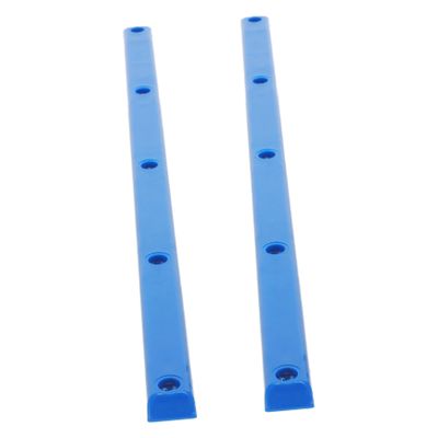 VANZACK 2pcs Skateboard Rails for Deck Sturdy Plastic Riser Grind Rail Wear-Resistant Accessories