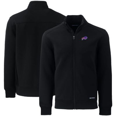 Cutter & Buck Men's Black Buffalo Bills Roam Eco Recycled Full-Zip Jacket