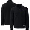 Cutter & Buck Men's Black Buffalo Bills Roam Eco Recycled Full-Zip Jacket view 1