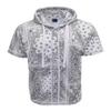 URBANJ Men's Baseball Jersey Button Down Shirts Size S-5XL (US, Alpha, Medium, Regular, Regular, 064 Bandana White) view 1
