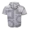 URBANJ Men's Baseball Jersey Button Down Shirts Size S-5XL (US, Alpha, Medium, Regular, Regular, 064 Bandana White) view 3