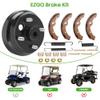10L0L Golf Cart Brake Drums Kit with Brake Shoes & Spring fit for Golf Cart EZGO TXT 1996-up, Replacement Brake Parts 19186G1P, 70794G01, 70795G01, 27944G01, Not Fit Gas Models view 3