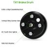 10L0L Golf Cart Brake Drums Kit with Brake Shoes & Spring fit for Golf Cart EZGO TXT 1996-up, Replacement Brake Parts 19186G1P, 70794G01, 70795G01, 27944G01, Not Fit Gas Models view 4