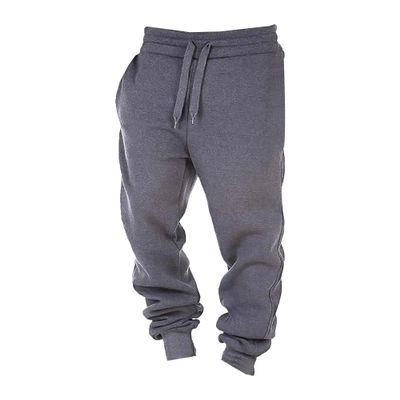 JEsilunmaMY Athletic Joggers Sweatpants for Men Relaxed Fit Casual Trousers with Pockets Drawstring Workout Gym Running Pants (Dark Grey,Medium)