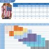 2025,Patriotic Shirts for Women Plus Size 3/4 Sleeve American Flag T Shirt USA Star Stripes 4th of July Outfits Dressy Casual Tunic Tops Funny Fourth of July Graphic Tees(an White,X-Large) view 3