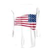 2025,Patriotic Shirts for Women Plus Size 3/4 Sleeve American Flag T Shirt USA Star Stripes 4th of July Outfits Dressy Casual Tunic Tops Funny Fourth of July Graphic Tees(an White,X-Large) view 4